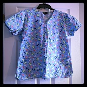 Zoe + Chloe scrub top